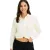 női Summer blúz, hosszú-Sleeved Crepe blúz, Plus Sizes, 920882 bézs Méret: 48