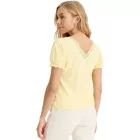 női póló  dekoratív elemek, nadrág-Sleeved Ing 919297 sárga Méret: 48