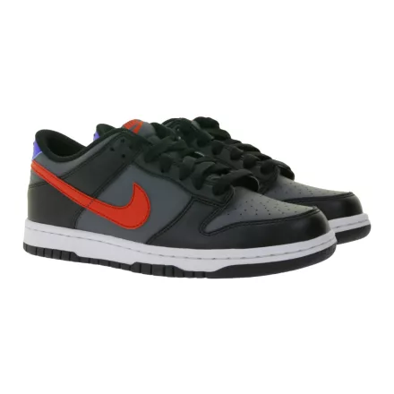 NIKE Dunk alacsony gyerek'' görkorcsolyás edzőcipő edző cipő for gyerek és gyerek FV0373 001 szürke/fekete/piros Méret: 38