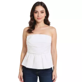   női Summer blúz  Off-válltáska és Balloon Hem Off-válltáska Ing 948494 fehér Méret: 40