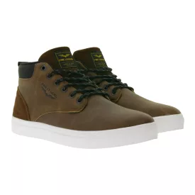   PME LEGEND Strike férfi Mid-Top edzőcipő edző cipő  levehető EVA belső talp alkalmi edzőcipő edző cipő fűző-Up Cipő PBO216038-898 barna Méret: 40