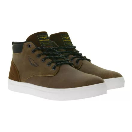 PME LEGEND Strike férfi Mid-Top edzőcipő edző cipő  levehető EVA belső talp alkalmi edzőcipő edző cipő fűző-Up Cipő PBO216038-898 barna Méret: 41