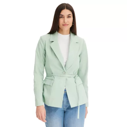 stílusos női estélyi blézer, autumn blézer, business blézer, pamut blézer, 940514 mint Méret: 40