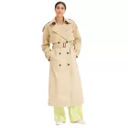 Női kabát Hétköznapi kabát trench coat stílusban Üzleti dzseki 931023 Bézs Méret:46