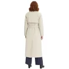Divatos női trench coat stílusú, levehető ujjakkal, üzleti dzseki 947271, khaki Méret:48