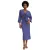 stílusos női midi ruha  cutouts, autumn ruha, 3/4 ujj, 938352, kék Méret: 44_46