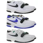 NIKE Alpha Force 88 Férfi kosárlabda sneakerek, Valódi bőr, Retro megjelenésű sneakerek fehér/fekete vagy fehér/kék/fekete színben Méret:44