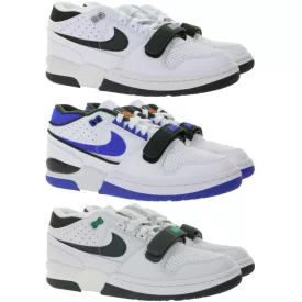   NIKE Alpha Force 88 Férfi kosárlabda sneakerek, Valódi bőr, Retro megjelenésű sneakerek fehér/fekete vagy fehér/kék/fekete színben Méret:45
