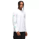 RE:fedett X Nickelodeon férfi hosszú-Sleeved Ing  Various Prints SpongeBob SquarePants pamut pulóver kerek nyakú Ing in fehér Méret: L