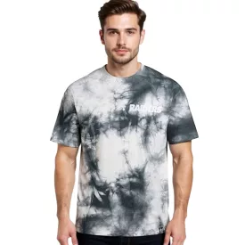   RE:fedett X NFL Las Vegas Raiders férfi póló  Logo Print, pamut kerek nyakú póló in Colorful szürke/fehér vagy szürke Méret: S