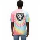 RE:fedett X NFL Las Vegas Raiders férfi póló  Logo Print, pamut kerek nyakú póló in Colorful szürke/fehér vagy szürke Méret: XL
