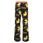 RE:fedett X Pac-férfi Lounge nadrág férfi Pajama nadrág  Pac-férfi All-Over Print Pajama nadrág in fekete/sárga vagy fekete/piros Méret: S