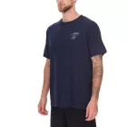 2-csomag of U.S. SPORT AMERICA férfi alap pamut kerek nyakú nadrág-sleeved Póló in kék/fekete, fekete/fehér, vagy kék/fehér Méret: L