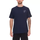 2-csomag of U.S. SPORT AMERICA férfi alap pamut kerek nyakú nadrág-sleeved Póló in kék/fekete, fekete/fehér, vagy kék/fehér Méret: XL