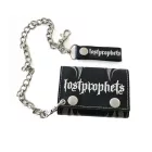 Lostprophets Vinyl stílusos Welsh Rock szíj pénztárca  Logo Print, fekete/fehér Méret: N