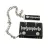Lostprophets Vinyl stílusos Welsh Rock szíj pénztárca  Logo Print, fekete/fehér Méret: N
