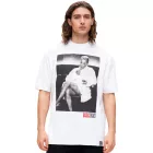 RE:fedett X Studio Canal férfi póló EVIL DEAD 2 vagy alap INSTINCT pamut Ing  nagyméretű Print, kerek nyakú, RCSTC12 fehér Méret: XL