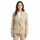 stílusos női estélyi blézer, autumn blézer, business blézer, pamut blézer in khaki vagy mint Méret: 40