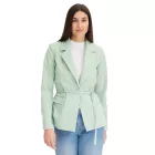 stílusos női estélyi blézer, autumn blézer, business blézer, pamut blézer in khaki vagy mint Méret: 42