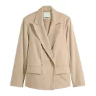 stílusos női estélyi blézer, autumn blézer, business blézer, pamut blézer in khaki vagy mint Méret: 44