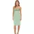Off-the-válltáska női mini ruha, vékony-fitting bandeau ruha  cutouts, 941431 zöld Méret: 38
