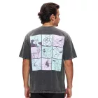 RE:fedett X Cartoon Network férfi póló  Comic Print, pamut kerek nyakú, szürke vagy fehér Méret: M
