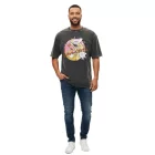 RE:fedett X Cartoon Network férfi póló  Comic Print, pamut kerek nyakú, szürke vagy fehér Méret: M
