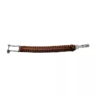 I-BRACE Paracord Karkötő - Survival cord Karkötő braided  durable 550 parachute cord IB-1032, barna Méret: S