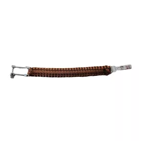   I-BRACE Paracord Karkötő - Survival cord Karkötő braided  durable 550 parachute cord IB-1032, barna Méret: S