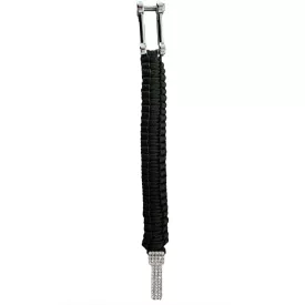   I-BRACE Paracord Karkötő Survival Cord Karkötő Braided  Tear-ellenálló Parachute Cord 550 Cord IB1031 fekete Méret: S