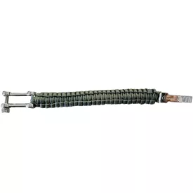   I-BRACE Paracord Karkötő, Survival Rope Braided  Tear-ellenálló Parachute Cord, zöld Méret: S