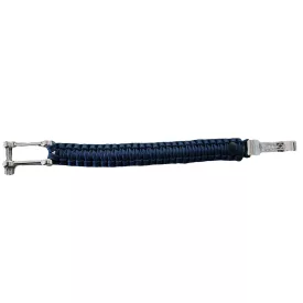   I-BRACE Paracord Karkötő, Survival Rope Braided Karkötő Made of Tear-ellenálló Parachute Cord 550 IB1027 kék Méret: S
