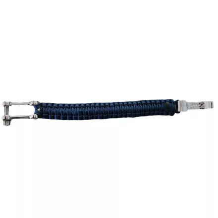 I-BRACE Paracord Karkötő, Survival Rope Braided Karkötő Made of Tear-ellenálló Parachute Cord 550 IB1027 kék Méret: S