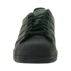 adidas Superstar Unisex férfi női edzőcipő edző cipő  Iconic kagyló Toe Design, ódi bőr alacsony-Top edzőcipő edző cipő EG4957 fekete Méret: 37_1_3