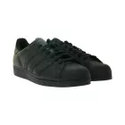 adidas Superstar Unisex férfi női edzőcipő edző cipő  Iconic kagyló Toe Design, ódi bőr alacsony-Top edzőcipő edző cipő EG4957 fekete Méret: 38