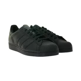   adidas Superstar Unisex férfi női edzőcipő edző cipő  Iconic kagyló Toe Design, ódi bőr alacsony-Top edzőcipő edző cipő EG4957 fekete Méret: 39_1_3