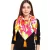 ZWILLINGSHERZ Flower Power szögletes sál  Retro-Look virágos, divat sál 3016Q-0208-100 rózsaszín/Multicolored Méret: N