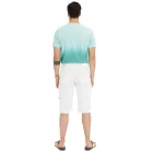 trendi férfi farmer bermuda rövidnadrág Sort Rövidnadrág  dekoratív Stitching, pamut Nadrág 928796 fehér Méret: 48