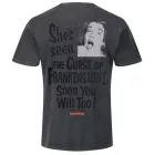 RE:fedett X HAMMER Horror férfi póló Curse of Frankenstein pamut Ing  nagyméretű vissza Print, kerek nyakú Ing RCSTC1 in fehér vagy fekete Méret: L