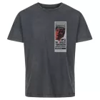RE:fedett X HAMMER Horror férfi póló Curse of Frankenstein pamut Ing  nagyméretű vissza Print, kerek nyakú Ing RCSTC1 in fehér vagy fekete Méret: S