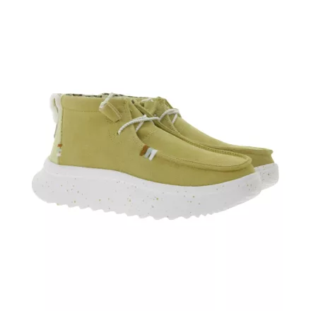 HEY DUDE Wendy Peak női Moccasin-stílus Slip-On boka csizma cipő  levehető Footbed és ódi bőr 40411-265 bézs Méret: 35