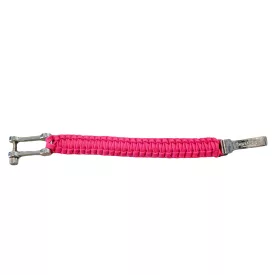   I-BRACE Paracord Karkötő, Survival Rope Braided into a Karkötő Made of Tear-ellenálló Parachute Cord, rózsaszín Méret: S