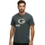 RE:fedett X NFL férfi póló  zöld Bay Packers Logo Print, pamut kerek nyakú in szürke vagy Tie-Dye zöld/fehér Méret: M