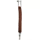I-BRACE Paracord Karkötő - Survival cord Karkötő braided  durable 550 parachute cord IB-1032, barna Méret: S