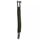 I-BRACE Paracord Karkötő, Survival Rope Braided Karkötő Made of Tear-ellenálló Parachute Cord 550 IB-1025 zöld Méret: S