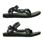 TEVA  univerzális női vagy férfi trekking cipő szandál, Sustainable Summer szandál  EVA gumi talp, Outdoor szandál, fekete/fehér vagy fekete/szürke Méret: 42