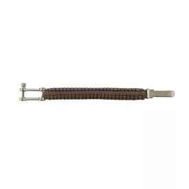   I-BRACE Paracord Karkötő, Survival Rope Braided Karkötő Made of Tear-ellenálló Parachute barna Méret: S