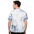 RE:fedett X NFL férfi póló bivaly Bills Logo Lettering Print pamut kerek nyakú Ing in szürke vagy Tie-Dye kék/fehér Méret: S