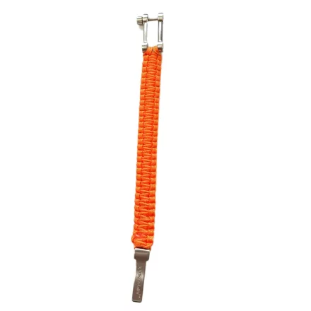 I-BRACE Paracord karkötő Túlélő zsinór karkötő Szakadásálló 550 ejtőernyős zsinórból szőtt IB1007 Narancs Méret:M