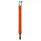 I-BRACE Paracord karkötő Túlélő zsinór karkötő Szakadásálló 550 ejtőernyős zsinórból szőtt IB1007 Narancs Méret:M